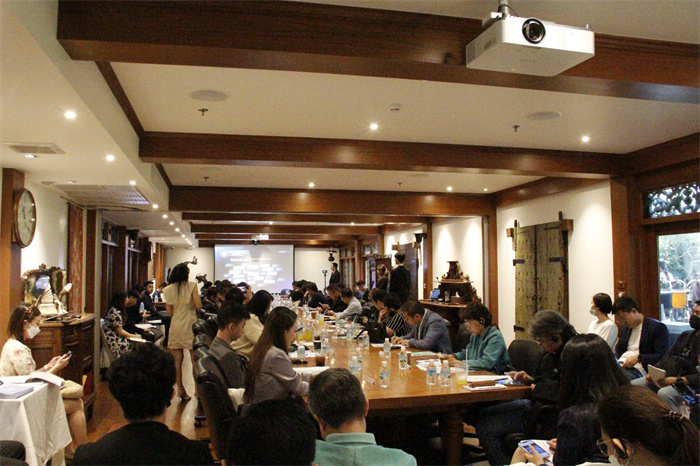 首屆中國國際供應鏈促進博覽會泰國站路演現場